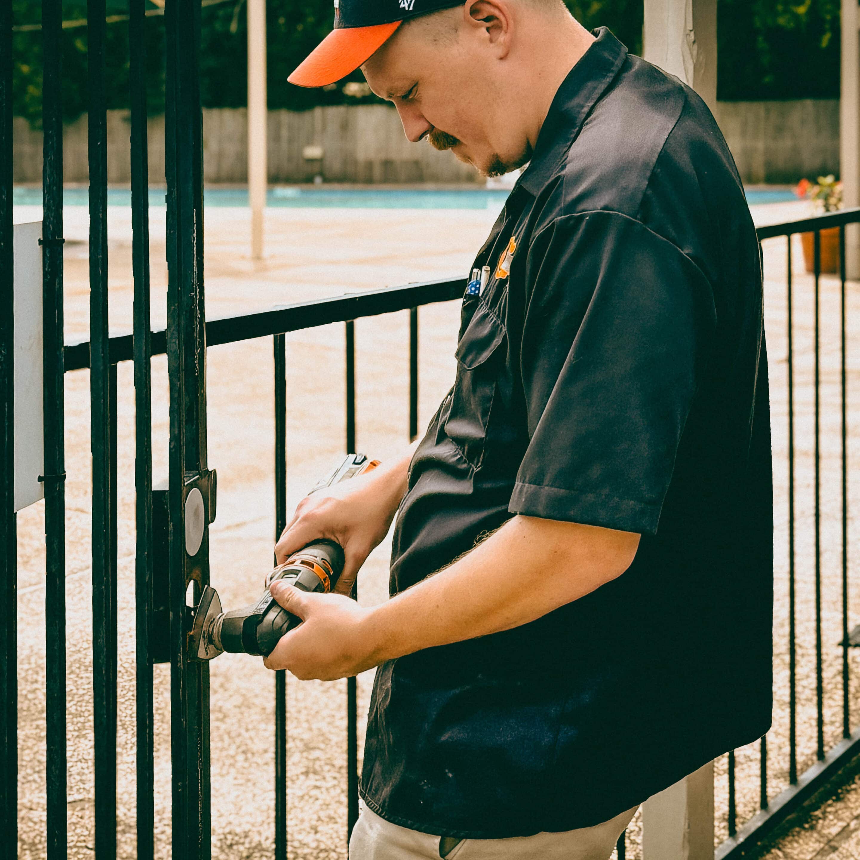 Houston gate lock