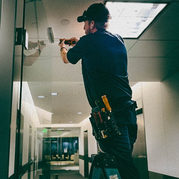 Houston maglock installation