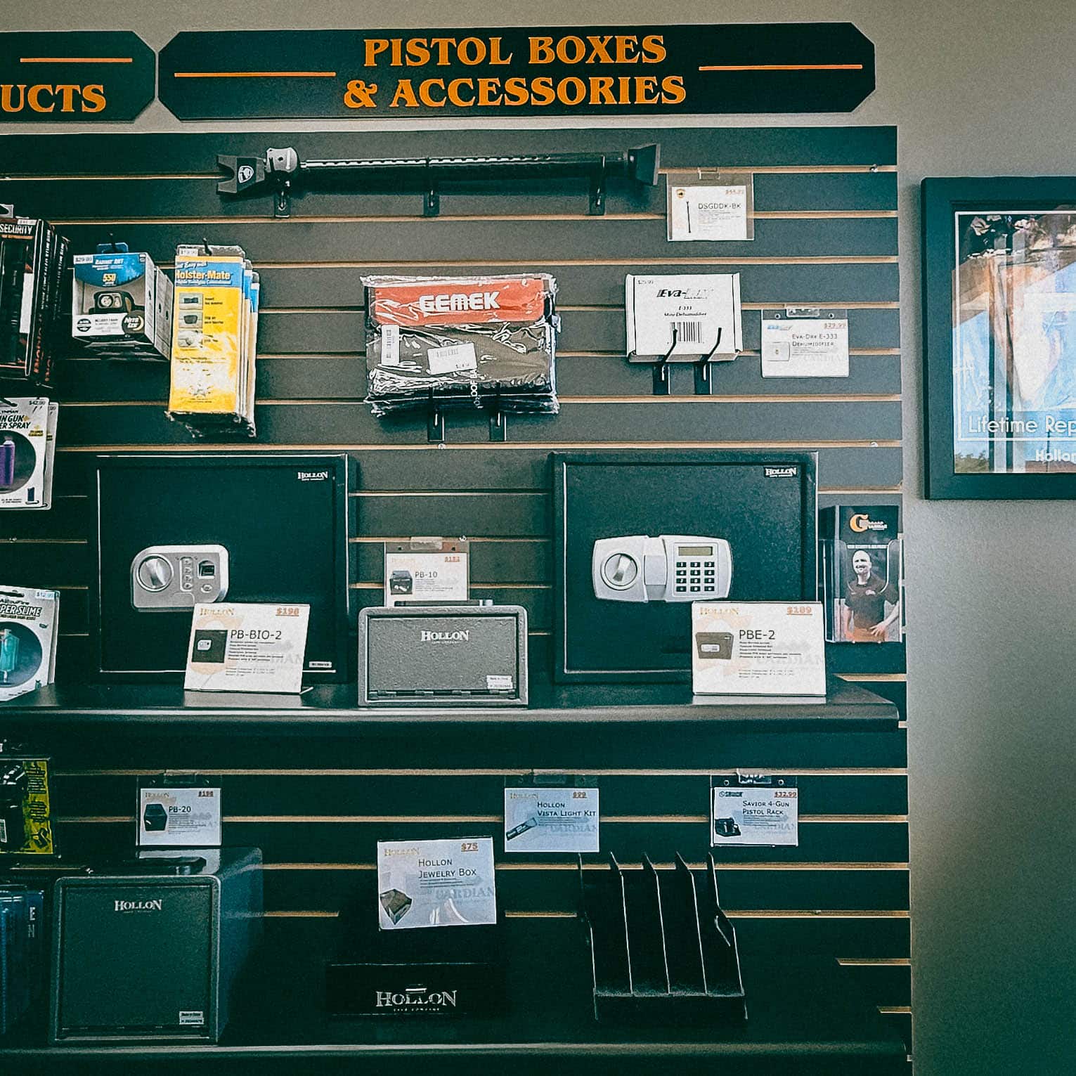 Houston safe accessories